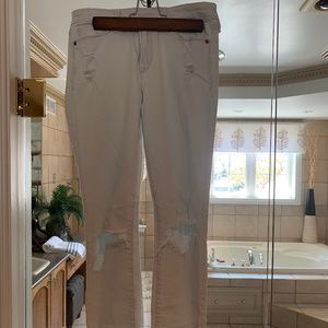 Abercrombie & Fitch Light-wash Harper Denim